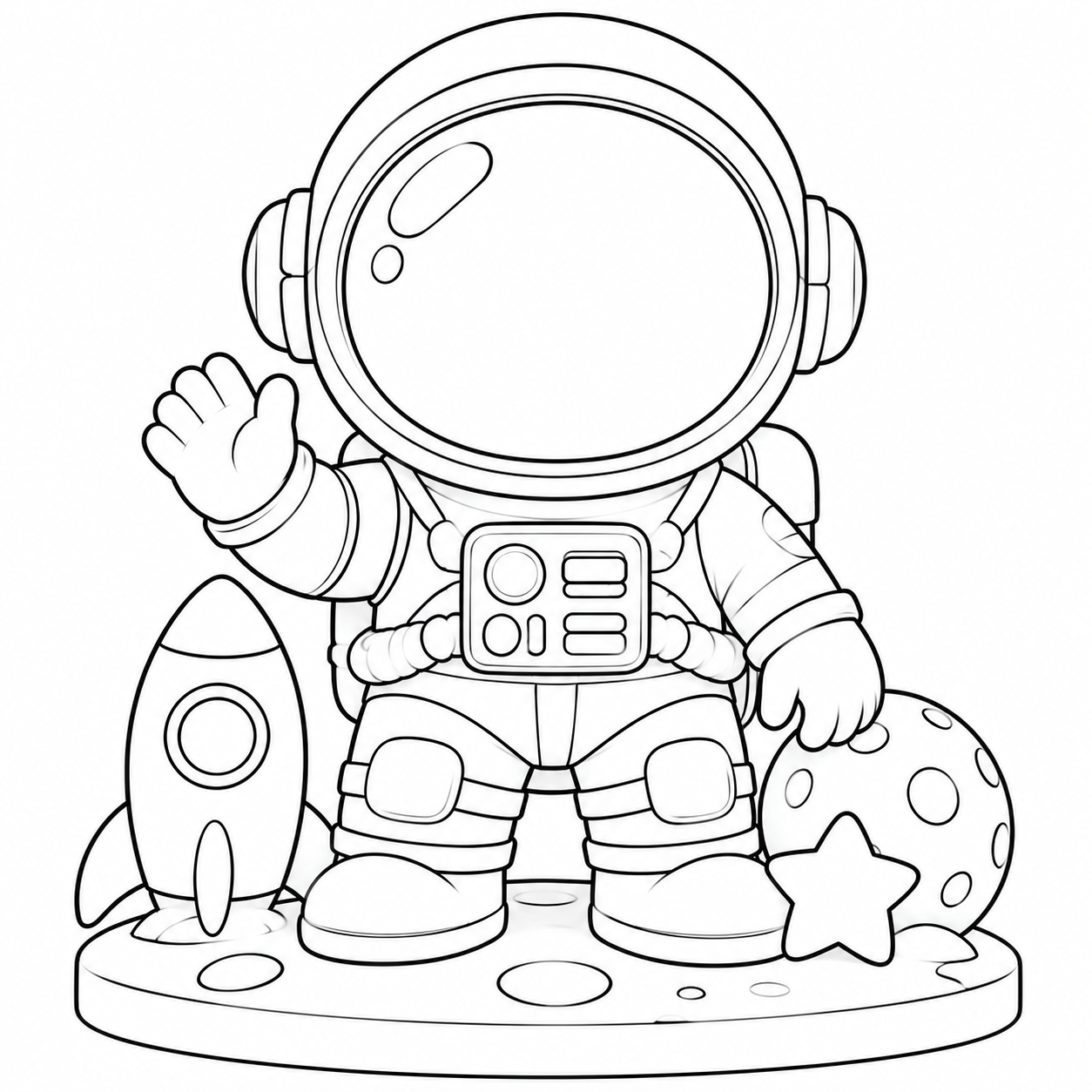 Astronaut outline