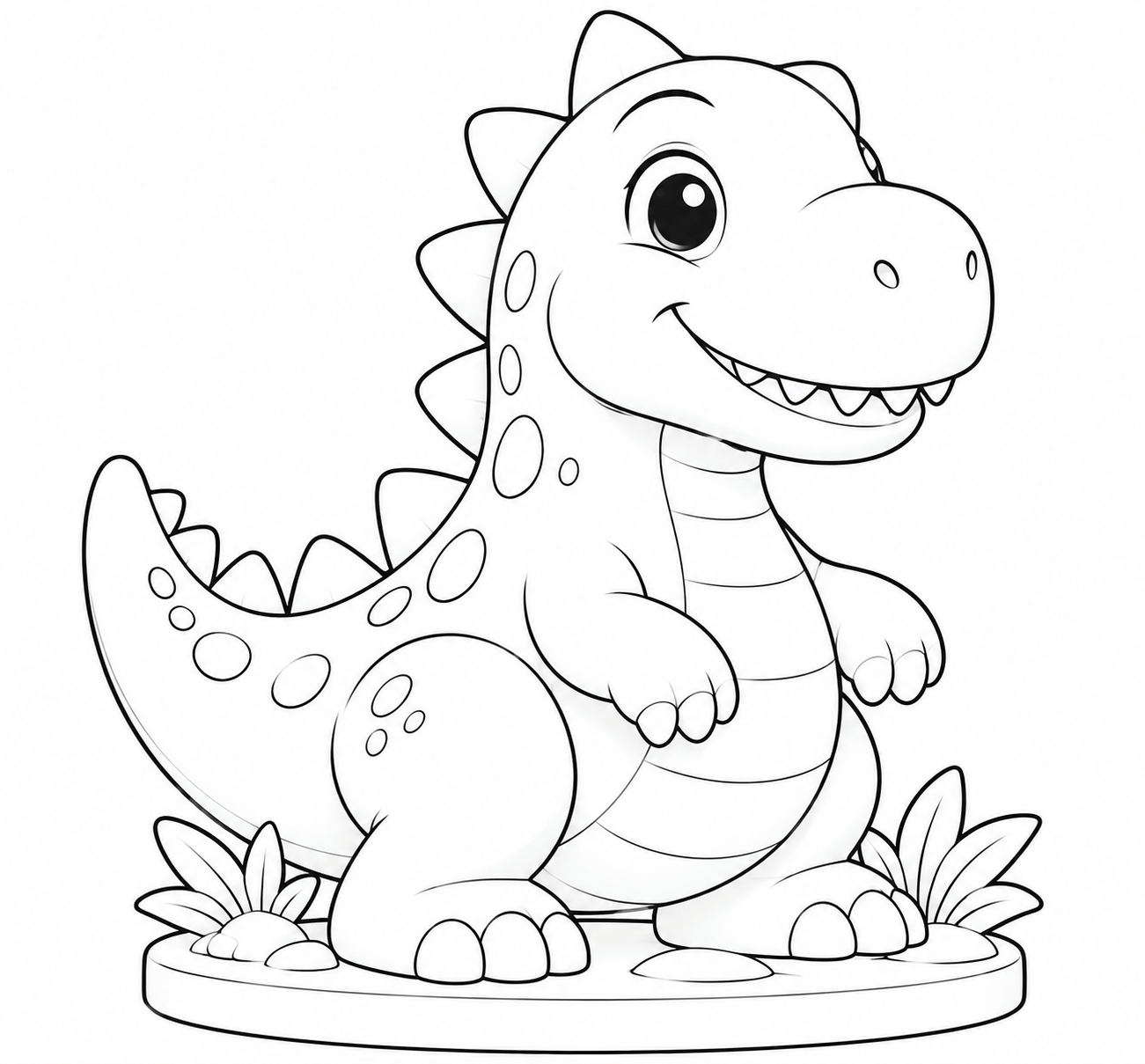 Dinosaur outline