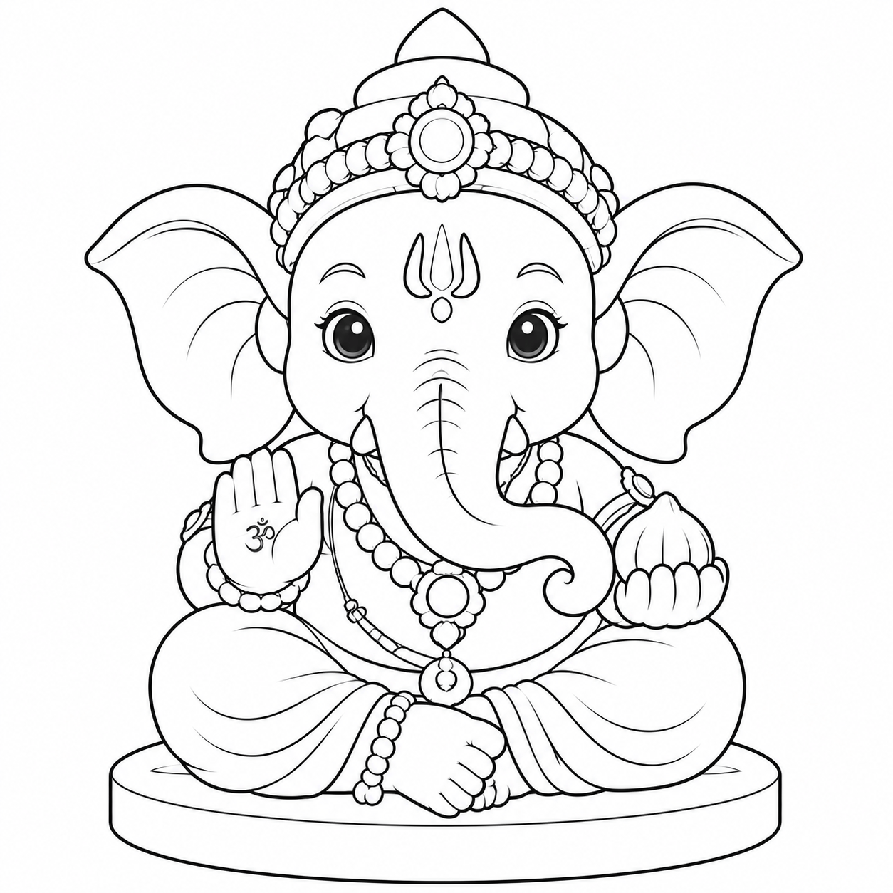 Ganesha outline